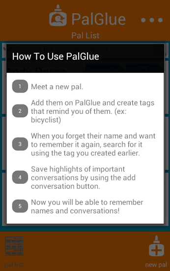 how to use palglue
